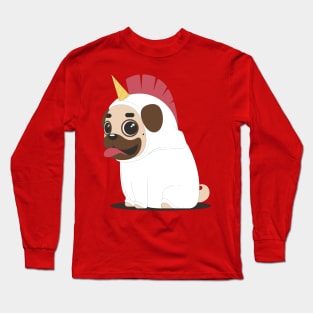 Pug Unicorn Long Sleeve T-Shirt